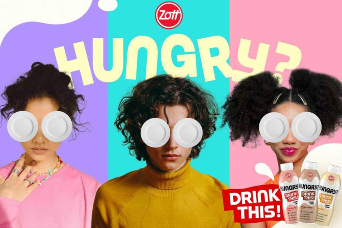 Zott Hungry je uravnotežen obrok za ljudi na poti